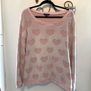 Pink Fuzzy shirt, Size 3x.